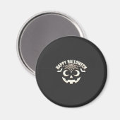 Prettig Halloween Jack-O-Lantern Gezicht Design_1 Magneet (Voorkant / Achterkant)