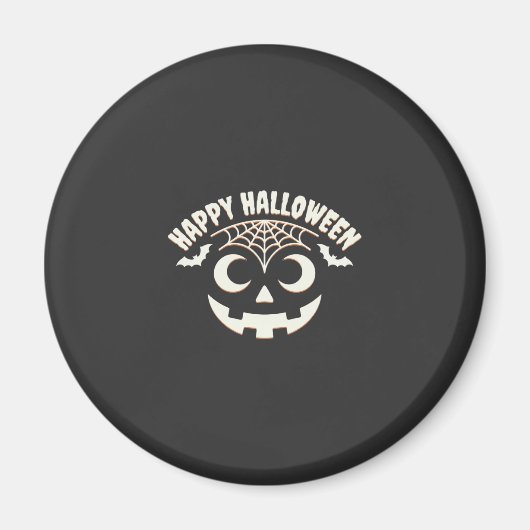 Prettig Halloween Jack-O-Lantern Gezicht Design_1 Magneet (Voorkant)