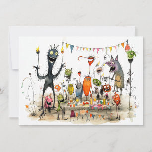 Prettig Halloween, jij MONSTER! Feestdagenkaart