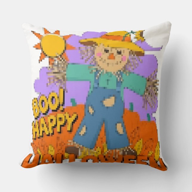 Prettig Halloween jongen  Kussen (Voorkant)