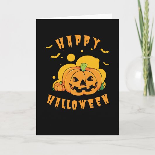 Prettig Halloween Kaart (Voorkant)