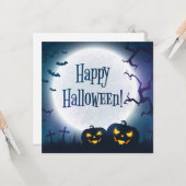 Prettig Halloween Kaart (Voorkant / Achterkant in situ)