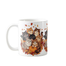 Prettig Halloween Katten en Pompoenen