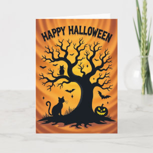 Prettig Halloween Kunstkaart Kaart