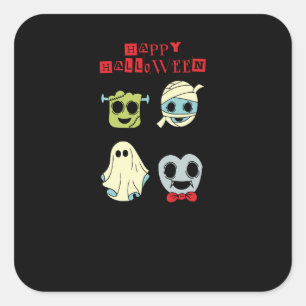 Prettig Halloween Lieve Monsters Sticker Spooky