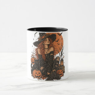 Prettig Halloween meisjes Mok