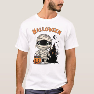 Prettig Halloween, mummie T-shirt