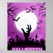 Prettig Halloween-ontwerp Poster (Voorkant)