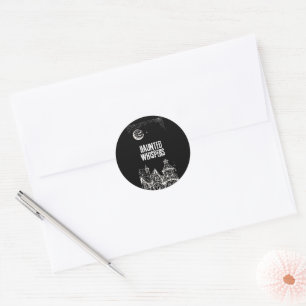 Prettig Halloween-ontwerp Ronde Sticker