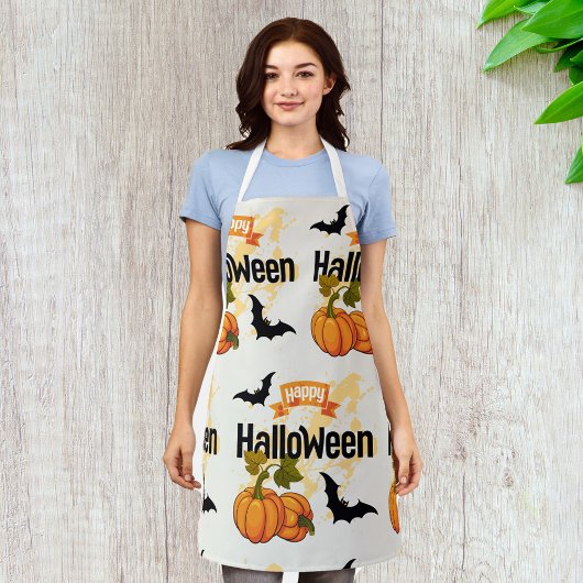 Prettig Halloween-ontwerp Schort