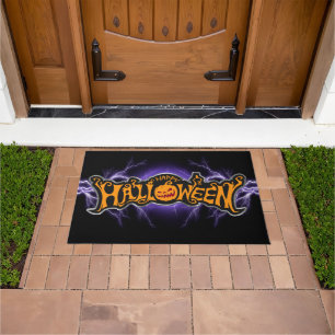 Prettig Halloween Pompoen Deurmat