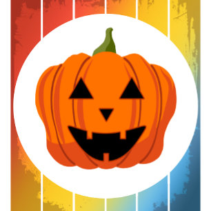 PRETTIG HALLOWEEN POMPOEN VINTAGE T-SHIRT