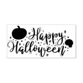 Prettig Halloween Rubberstempel (Afrduk)