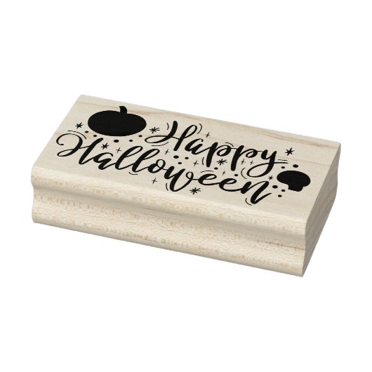 Prettig Halloween Rubberstempel (Stempel)