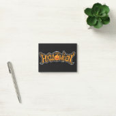 Prettig Halloween Ruby Eye Pompoen Zilveren Frame Post-it® Notes (Kantoor)