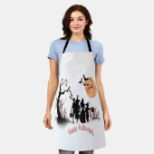 Prettig Halloween Schort (Gedragen)