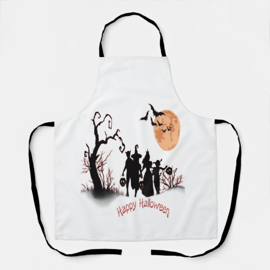 Prettig Halloween Schort (Voorkant)