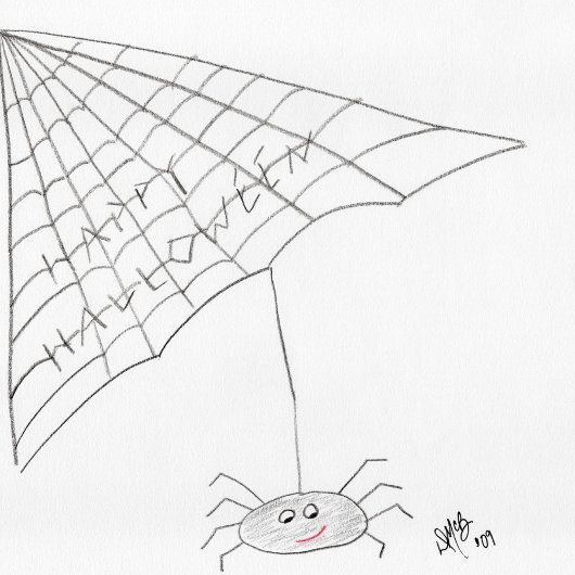 Prettig Halloween - Spin kaart