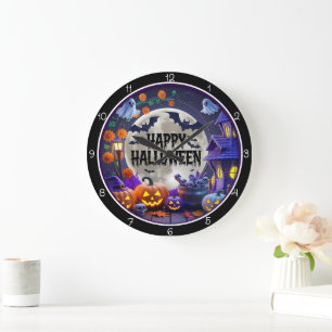 Prettig Halloween Spoken Nacht Grote Klok
