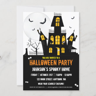 Prettig Halloween Trick or Treat Spoken Huis Kaart