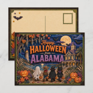 Prettig Halloween van Alabama Kids Briefkaart