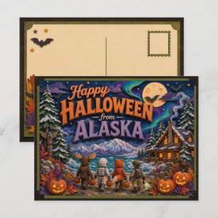Prettig Halloween van Alaska Kids  Briefkaart