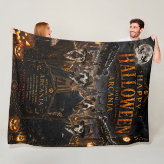 Prettig Halloween van Arcania fleece deken griezel