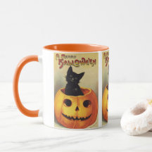Prettig Halloween van Ellen Clapsaddle, Vintage Ka
