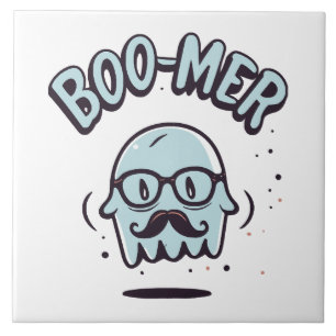 Prettig Halloween van je favoriete Boomer! Tegeltje