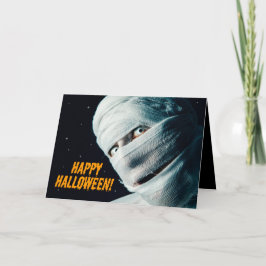 Prettig Halloween voor iedereen Mummy Humor  Feestdagen Kaart