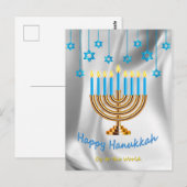 Prettig Hanukka Briefkaart (Voorkant / Achterkant)