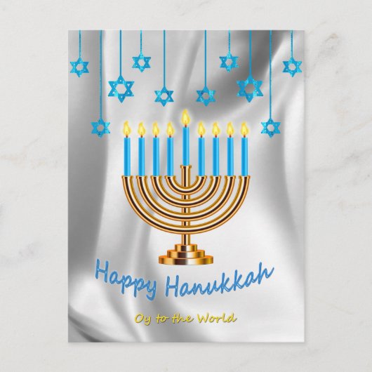 Prettig Hanukka Briefkaart (Voorkant)