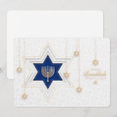 Prettig Hanukka Kerstkaart (Voorkant / Achterkant)
