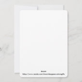 Prettig Hanukka Kerstkaart (Achterkant)