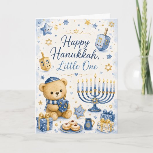 Prettig Hanukka Kleine Kaart (Voorkant)