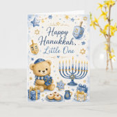 Prettig Hanukka Kleine Kaart (Gele Bloem)