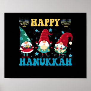 Prettig Hanukka Lieve Joodse Magische Kabouters C Poster