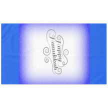 Prettig Hanukkah 2-tone blauw witte achtergrond