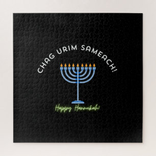 Prettig Hanukkah! Legpuzzel