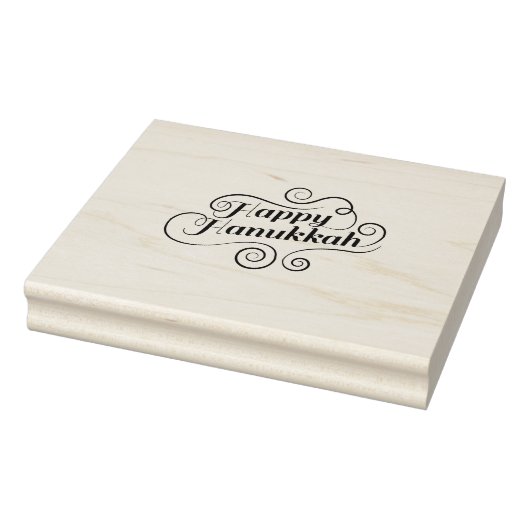 Prettig Hanukkah Rubberstempel (Stempel)
