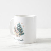 Prettig & Helder Kerstfeest Koffiemok (Voorkant links)