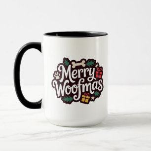Prettig Hondkerstfeest Mok voor hondenliefhebbers