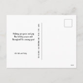 Prettig Howliday-hondliefhebber Kerstkaart Feestdagenkaart (Achterkant)