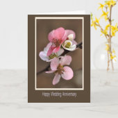 Prettig huwelijksjubileum kaart (Gele Bloem)