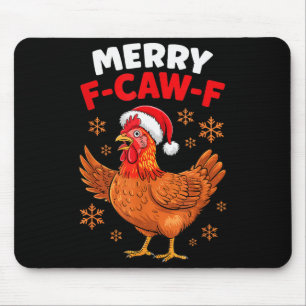 Prettig K-kerst Kerstman Kip Muismat