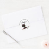 Prettig Katmas | Kerst Retouradreslabels Ronde Sticker (Envelop)