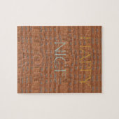 Prettig Kerst Zebra Kunstprint Legpuzzel (Horizontaal)