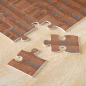 Prettig Kerst Zebra Kunstprint Legpuzzel (Zijkant)