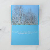 Prettig Kerst Zwaan Kaart (Binnen)