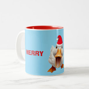 PRETTIG KERSTFEES EEND TWEEKLEURIGE KOFFIEMOK